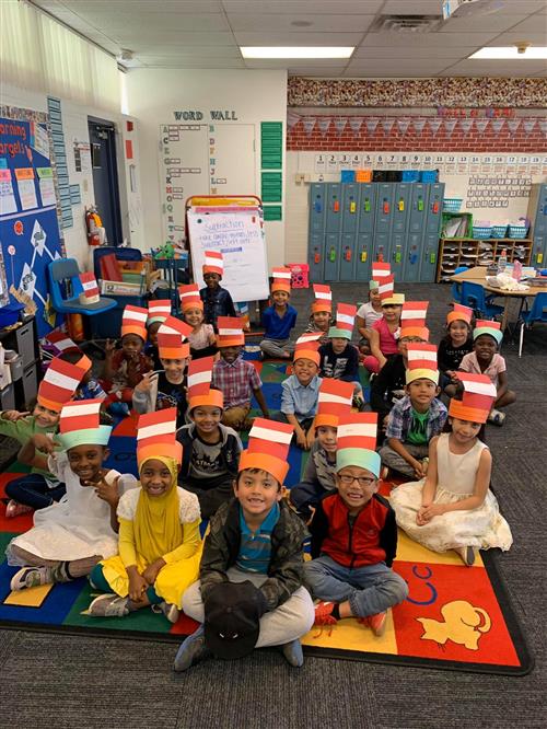 students in hats